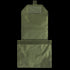 The Condor VAS Side Plate Insert (Pair) shown in olive green fabric with an open flap reveals the interior and hook-and-loop closure—perfect for tactical or military applications.